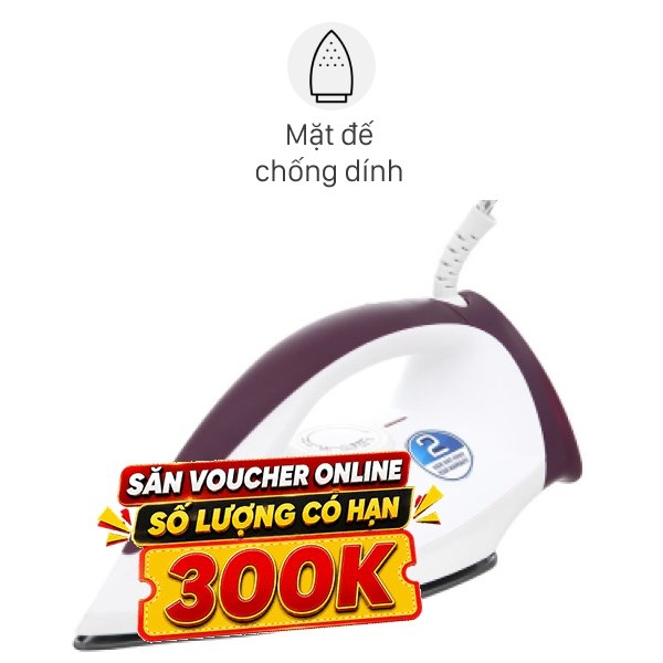 Bàn ủi khô BlueStone DIB-3726 1300W