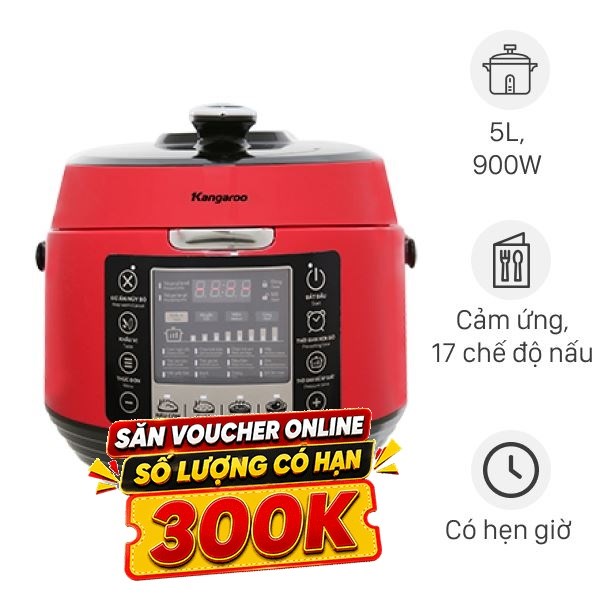 Nồi áp suất điện Kangaroo 5 lít KG5P3