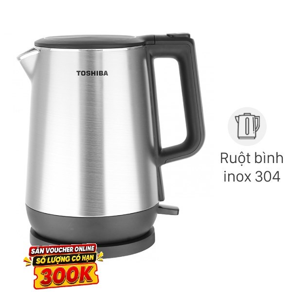 Bình đun siêu tốc Toshiba 1.7 lít KT-17DR1NV