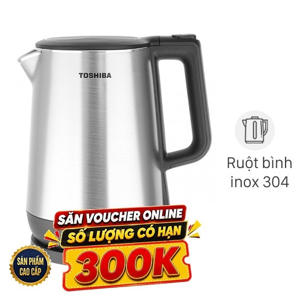 Bình đun siêu tốc Toshiba 1.7 lít KT-17DR1NV