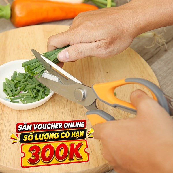 Kéo nhà bếp đa năng thép không gỉ BHX LD-893C