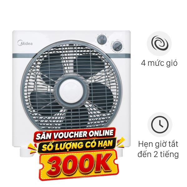 Quạt hộp Midea  5 cánh KYT30-15A 40W