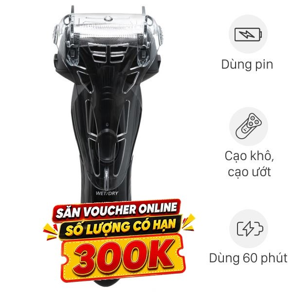 Máy cạo râu khô và ướt Panasonic ES-SL10-K401