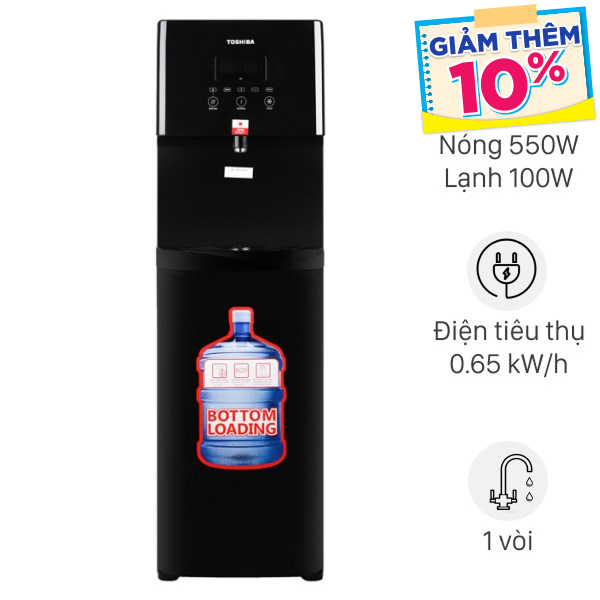 Cây nước nóng lạnh Toshiba RWF-W1830BV(K) 650W