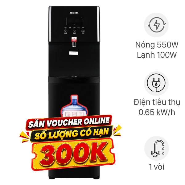 Cây nước nóng lạnh Toshiba RWF-W1830BV(K) 650W