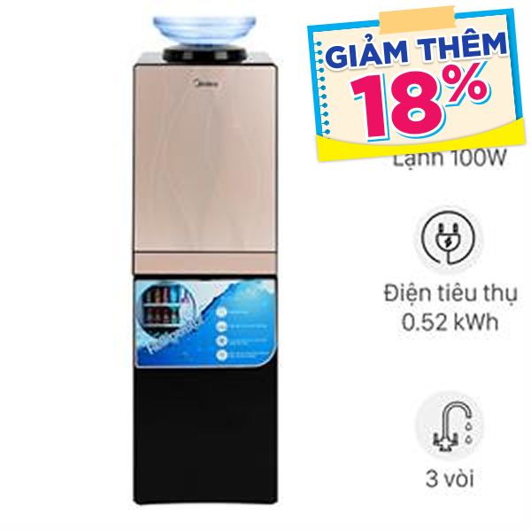 Cây nước nóng lạnh Midea YL1836S-B 520W