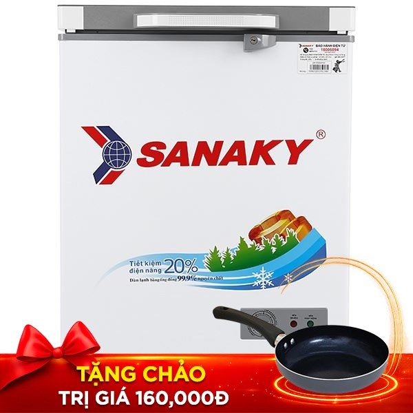 Tủ đông mini Sanaky  100 lít VH-1599HYK