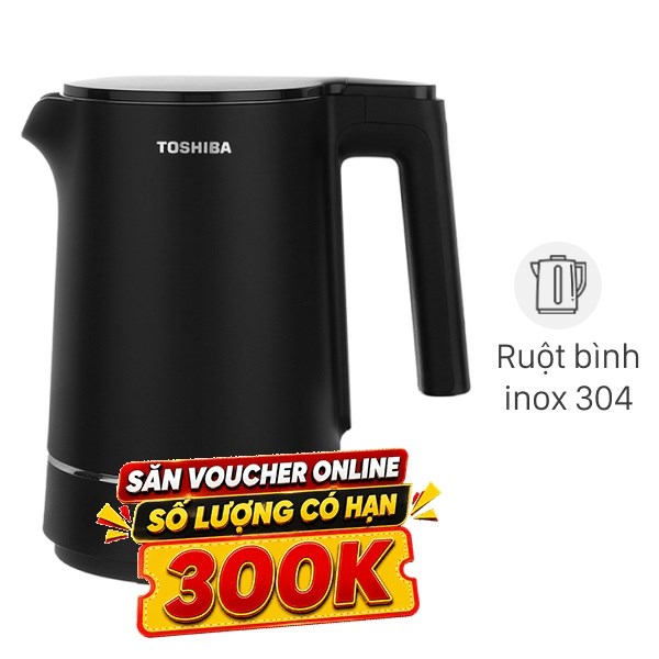 Bình đun siêu tốc Toshiba 1.5 lít KT-15DS1NV