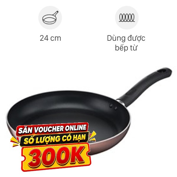 Chảo nhôm chống dính đáy từ Tefal Day By Day G1430405