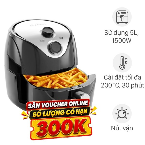 Nồi chiên không dầu Rapido RAF5.0M 5 lít