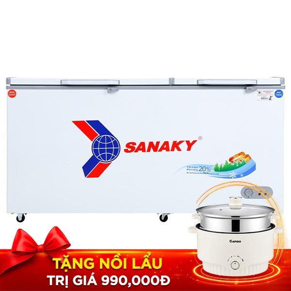 Tủ đông Sanaky  485 lít VH-6699W1