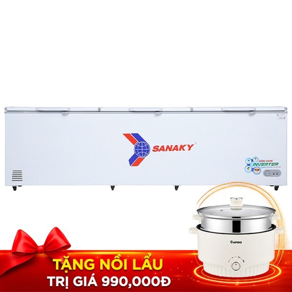 Tủ đông Sanaky Inverter 1143.5 lít VH-1399HY3