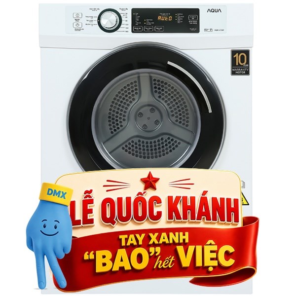 Máy sấy thông hơi Aqua 7 Kg AQH-V700FW