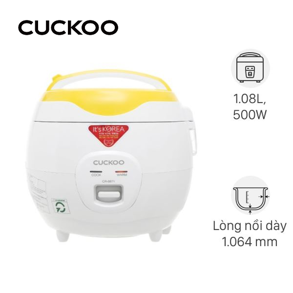 Nồi cơm nắp gài Cuckoo 1.08 lít CR-0671