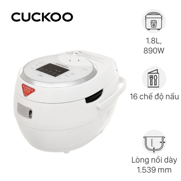 Nồi cơm điện tử Cuckoo 1.8 lít CR-1020F