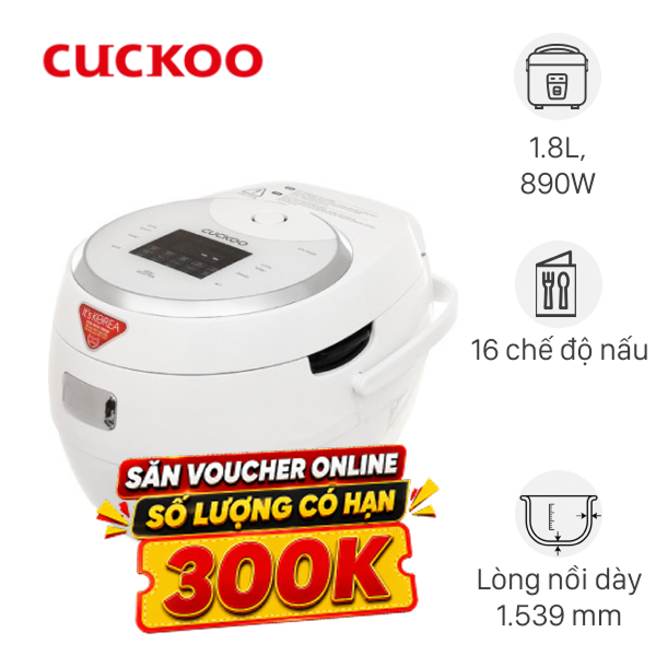 Nồi cơm điện tử Cuckoo 1.8 lít CR-1020F