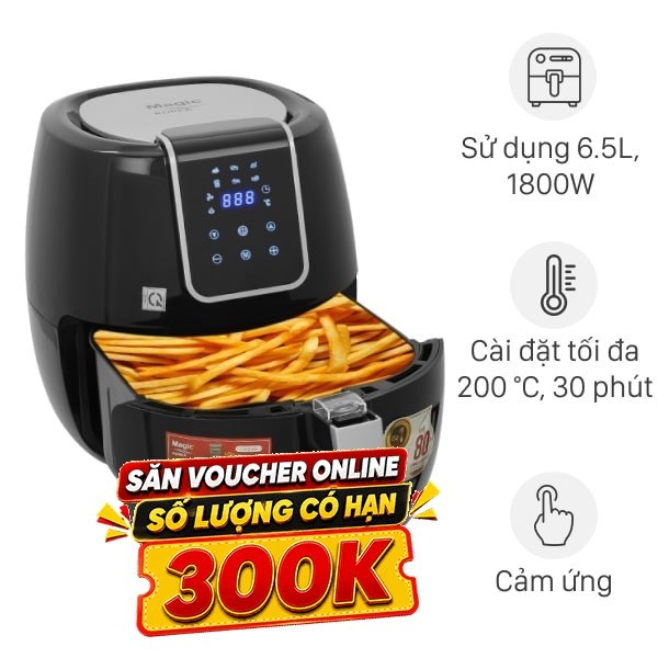 Nồi chiên không dầu Magic 6.5 lít A-805