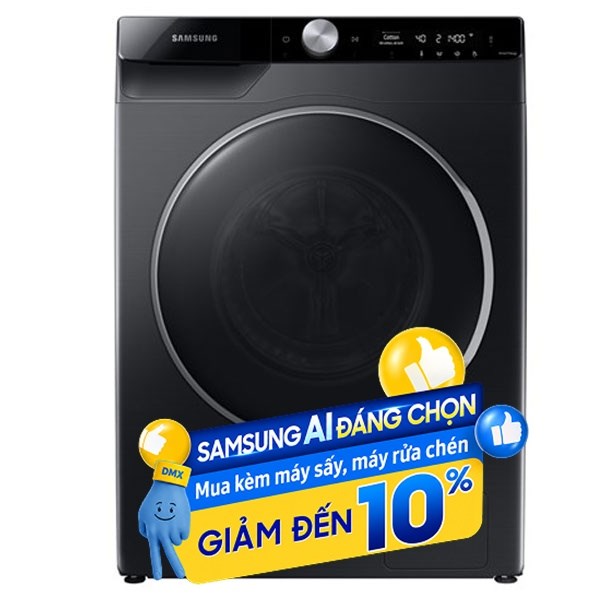 Máy giặt sấy Samsung AI Ecobubble Inverter giặt 11 kg - sấy 7 kg WD11T734DBX/SV