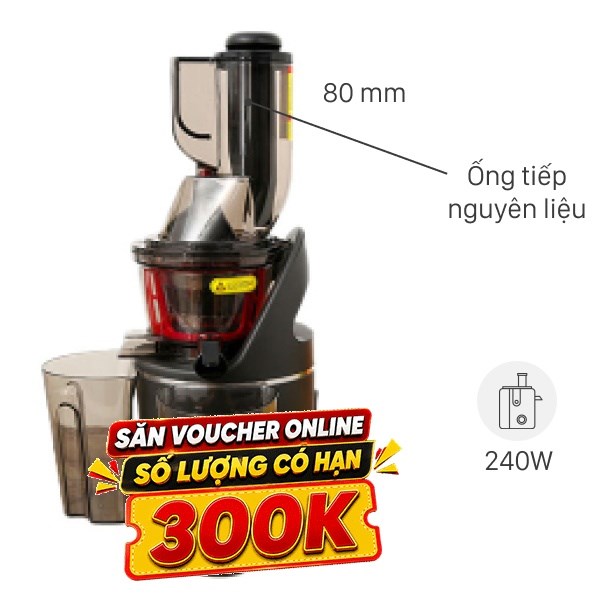 Máy ép chậm Kalite KL-550