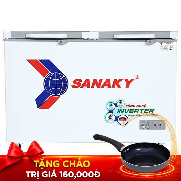 Tủ đông Sanaky Inverter 270 lít TD.VH3699A4K