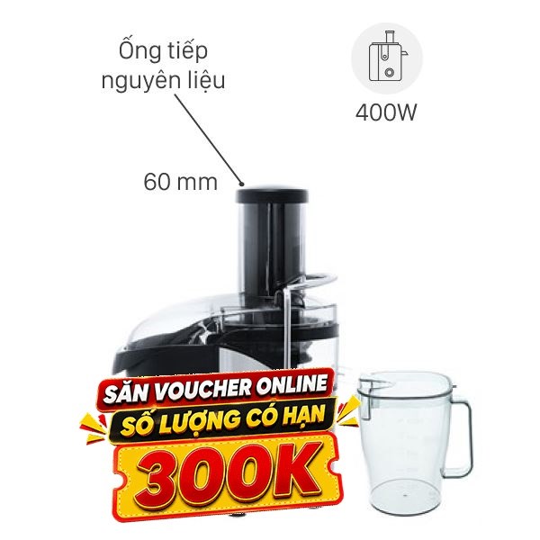 Máy ép trái cây Tefal ZE420D38