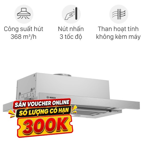 Máy hút mùi âm tủ Bosch DFT63AC50