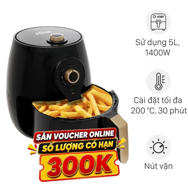 Nồi chiên không dầu Ferroli 5 lít FAF-5.0M3
