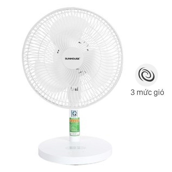 Quạt sạc điện Sunhouse  3 cánh SHD7115 15W