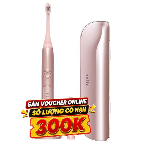 Bàn chải điện Halio Sonic Whitening Pro Rose Gold