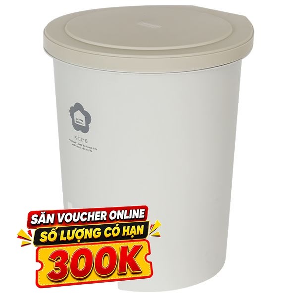 Thùng rác nhựa 12 lít Hiro Inochi HIN.RATR.0012