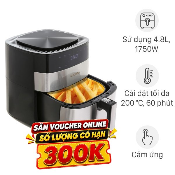 Nồi chiên không dầu Cuckoo 5.5 lít CAF-G0510T