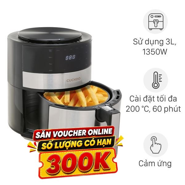 Nồi chiên không dầu Cuckoo 4.7 lít CAF-F0410T