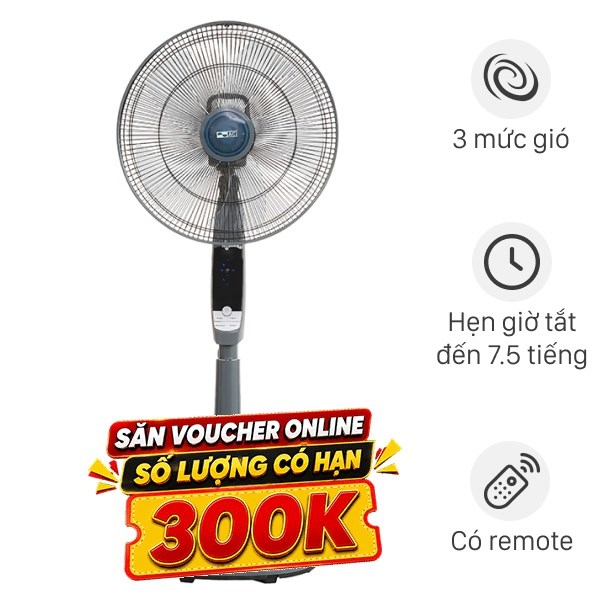 Quạt đứng AC  5 cánh ASF03A165 55W
