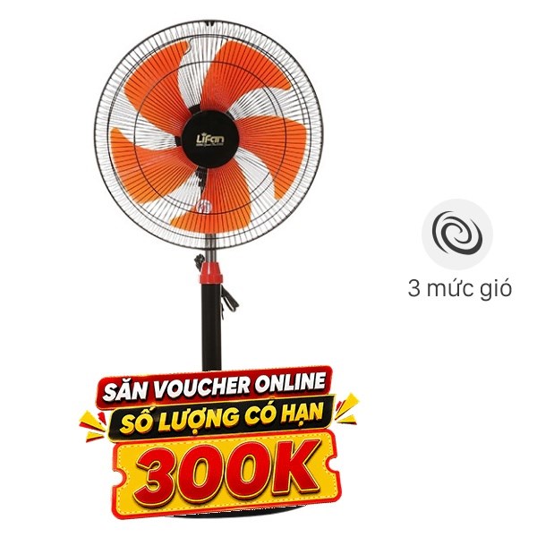 Quạt đứng Lifan  5 cánh Đ-616 45W