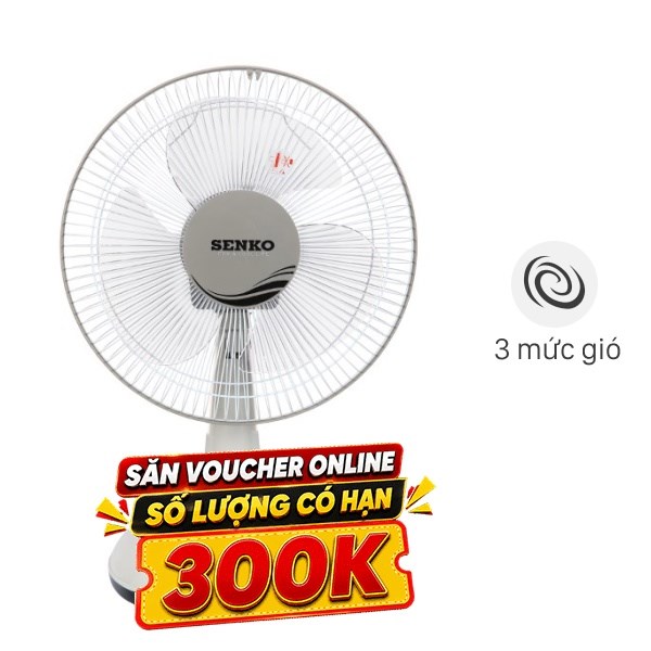 Quạt bàn Senko  3 cánh B1213 40W