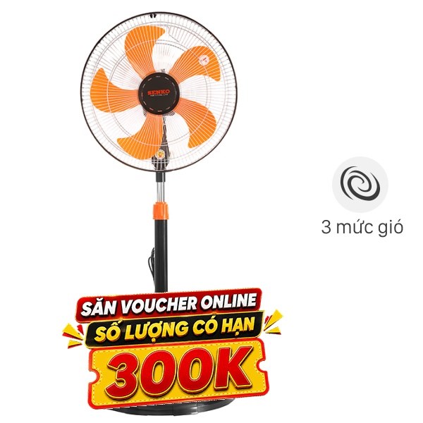 Quạt đứng Senko  5 cánh DTS1609 60W