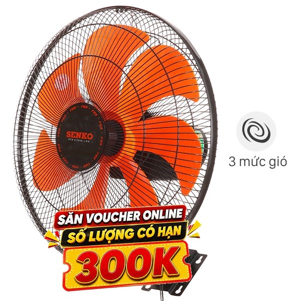 Quạt treo tường Senko  7 cánh TC1622 65W