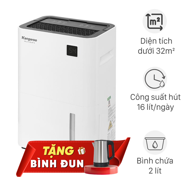 Máy hút ẩm Kangaroo KGDH16 225W