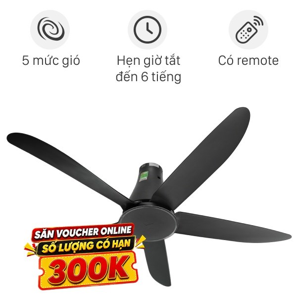 Quạt trần Mitsubishi Electric 5 cánh C56-RA5 CY-GY 65W