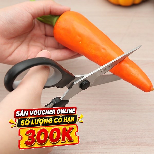 Kéo nhà bếp đa năng thép không gỉ 2Cr13 Delites TP9158-2025
