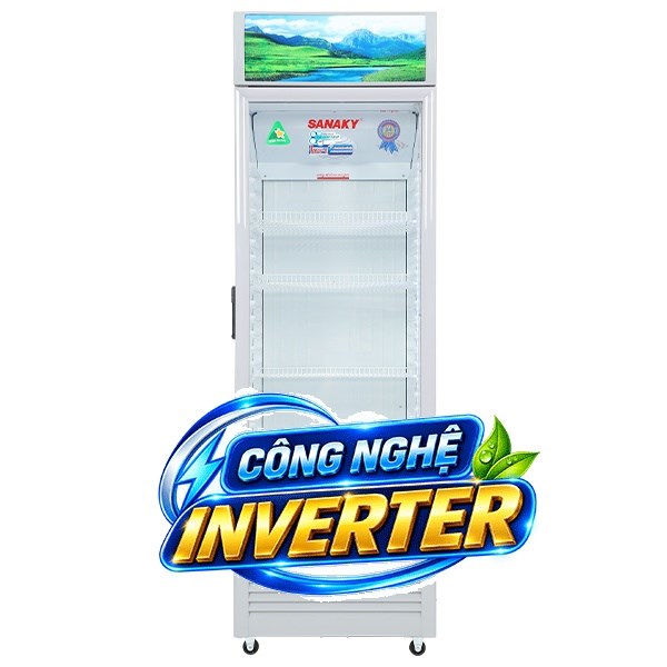 Tủ mát Sanaky Inverter 340 lít TM.VH408K3L