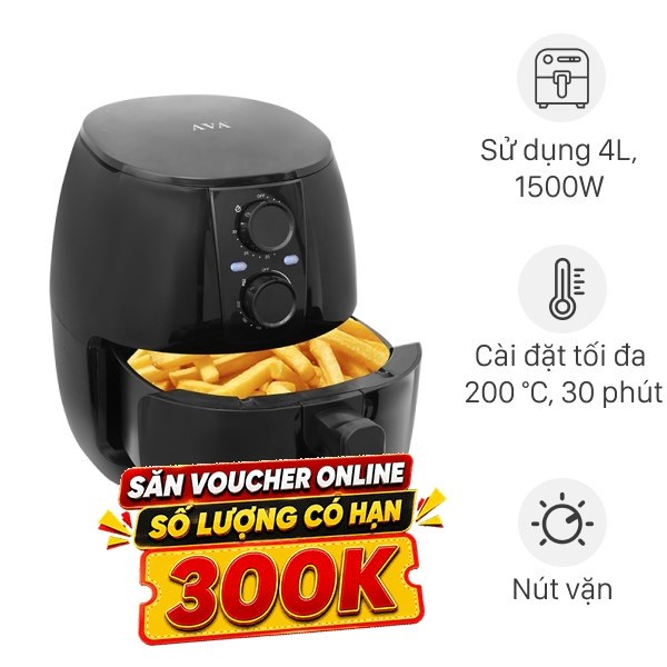 Nồi chiên không dầu AVA 4 lít HB-8027