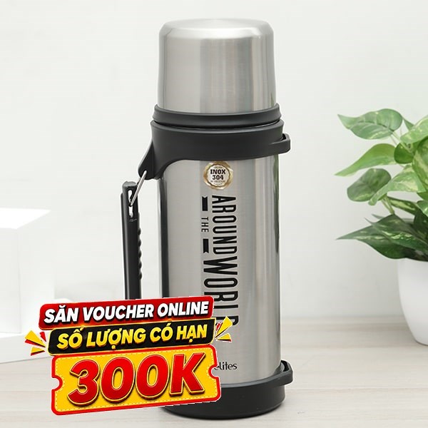 Bình giữ nhiệt nóng lạnh Inox 1500 ml Delites H21