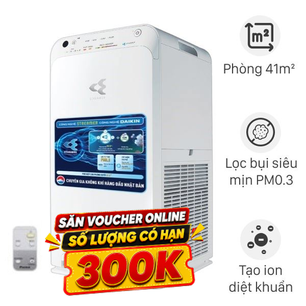 Máy lọc không khí Daikin MC55UVM6-7 37W