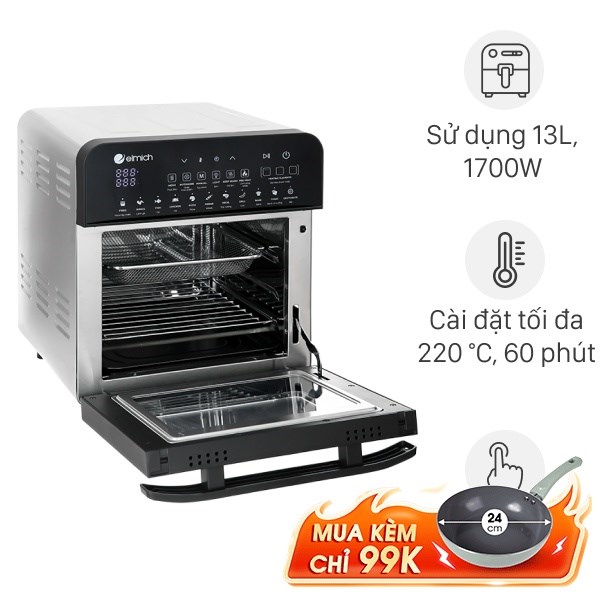 Lò chiên không dầu Elmich AFE-3950 14 lít