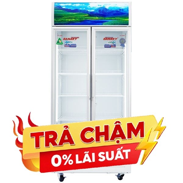 Tủ mát 2 cánh Sanaky Inverter 700 lít VH-8009HP3
