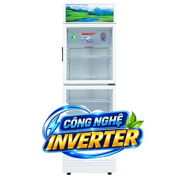 Tủ mát Sanaky Inverter 340 lít VH-408W3L