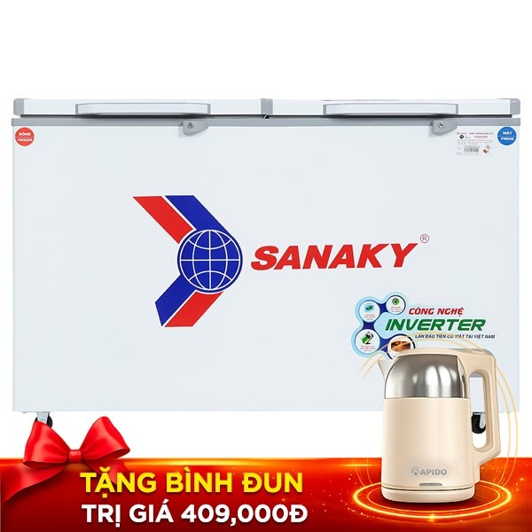 Tủ đông Sanaky Inverter 365 lít VH-5699W3