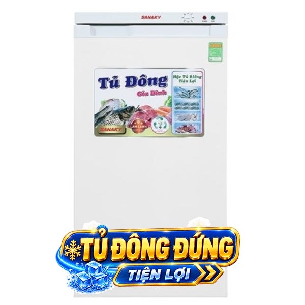 Tủ đông mini Sanaky  118 lít TD.VH160VD