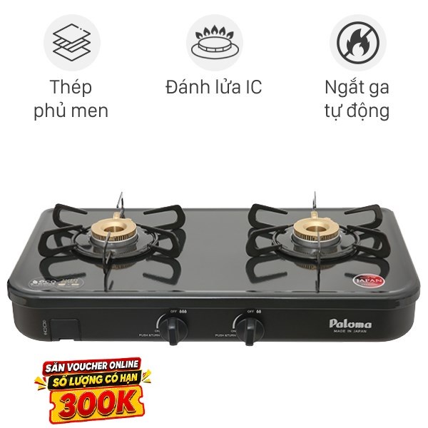 Bếp ga đôi Paloma PA-J51CE